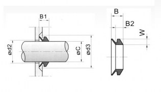 Подшипник Манжеты V – образные Манжета 190 VS (171x178x20.5) по выгодным ценам Александров